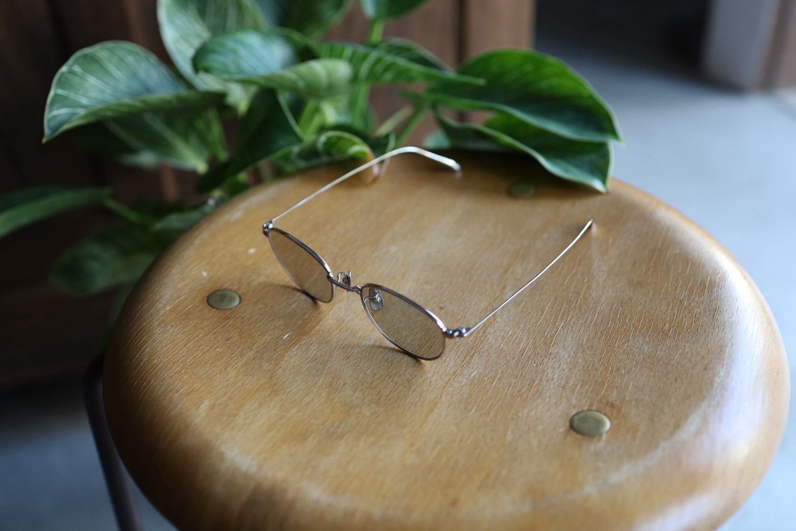 ノチノオプティカル KOUGETSU NOCHINO-N13 #2 PLUTINUM SILVER × GREY GREEN to D.GREY (調光モデル)☆11月22日(土)発売！