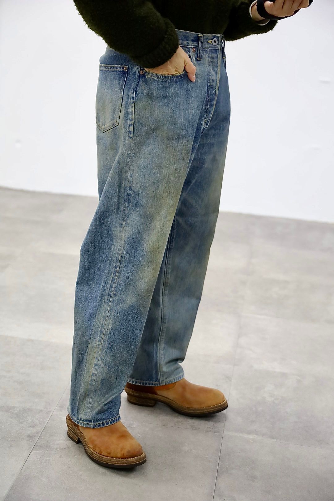 アプレッセ 2026 STYLE1 No.37 Washed Wide Denim Pants(26SAP-04-21)INDIGO☆11月29日(土)発売！