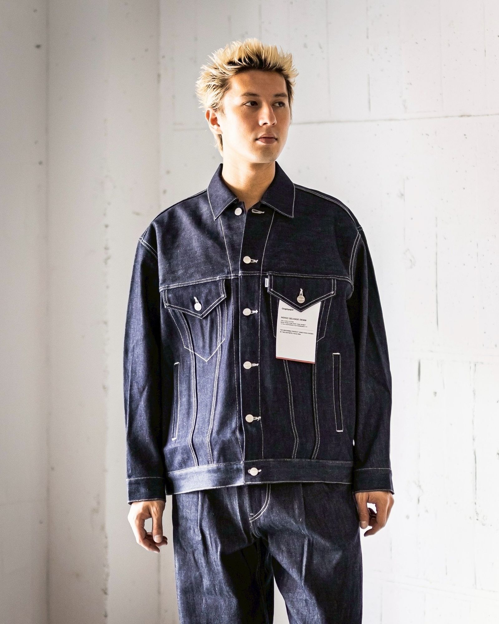 ジャケット・アウター Vintage Black Linen Coverall 2025SS A.PRESSE Vintage Black Linen Coverall 25SAP-01-29H (25SAP-01