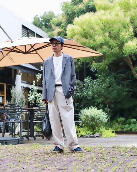 ATON エイトン 23AW WOOL TROPICAL TAILORED JACKETスタイル