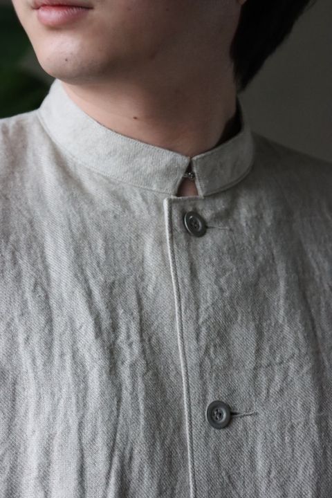 blurhms Linen Twill Hospital Jacket(BHS22S006) style. 2022.01.24.