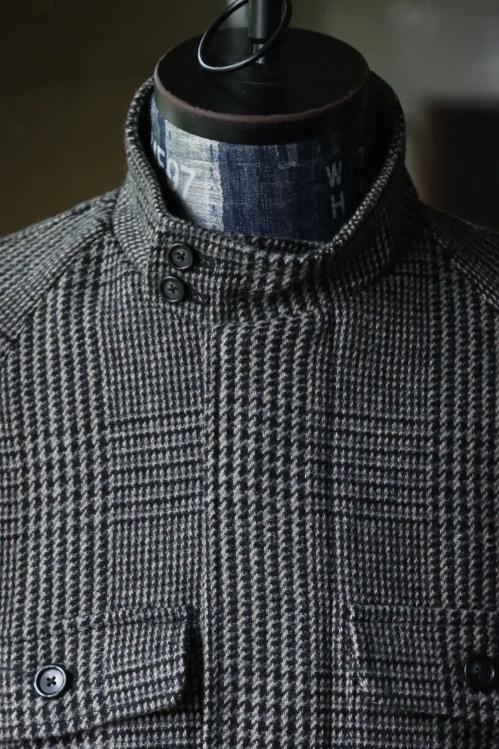 エンダースキーマ 25SA tweed jacket(xu-c-twj)black
