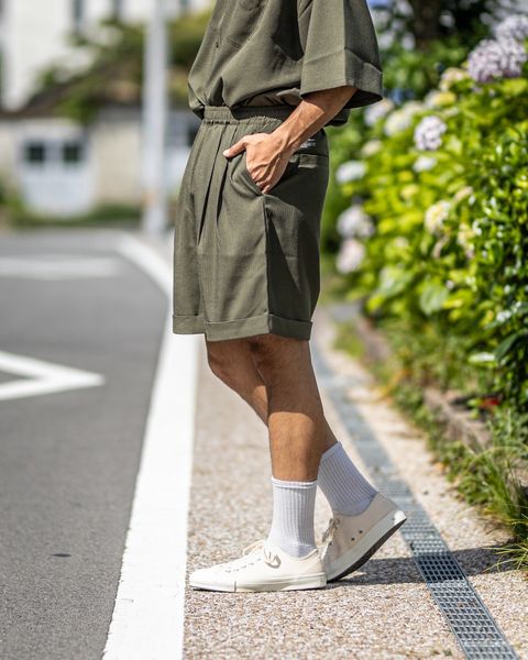 FreshService SEERSUCKER B.D SHIRT(KHAKI)☆新作発売！