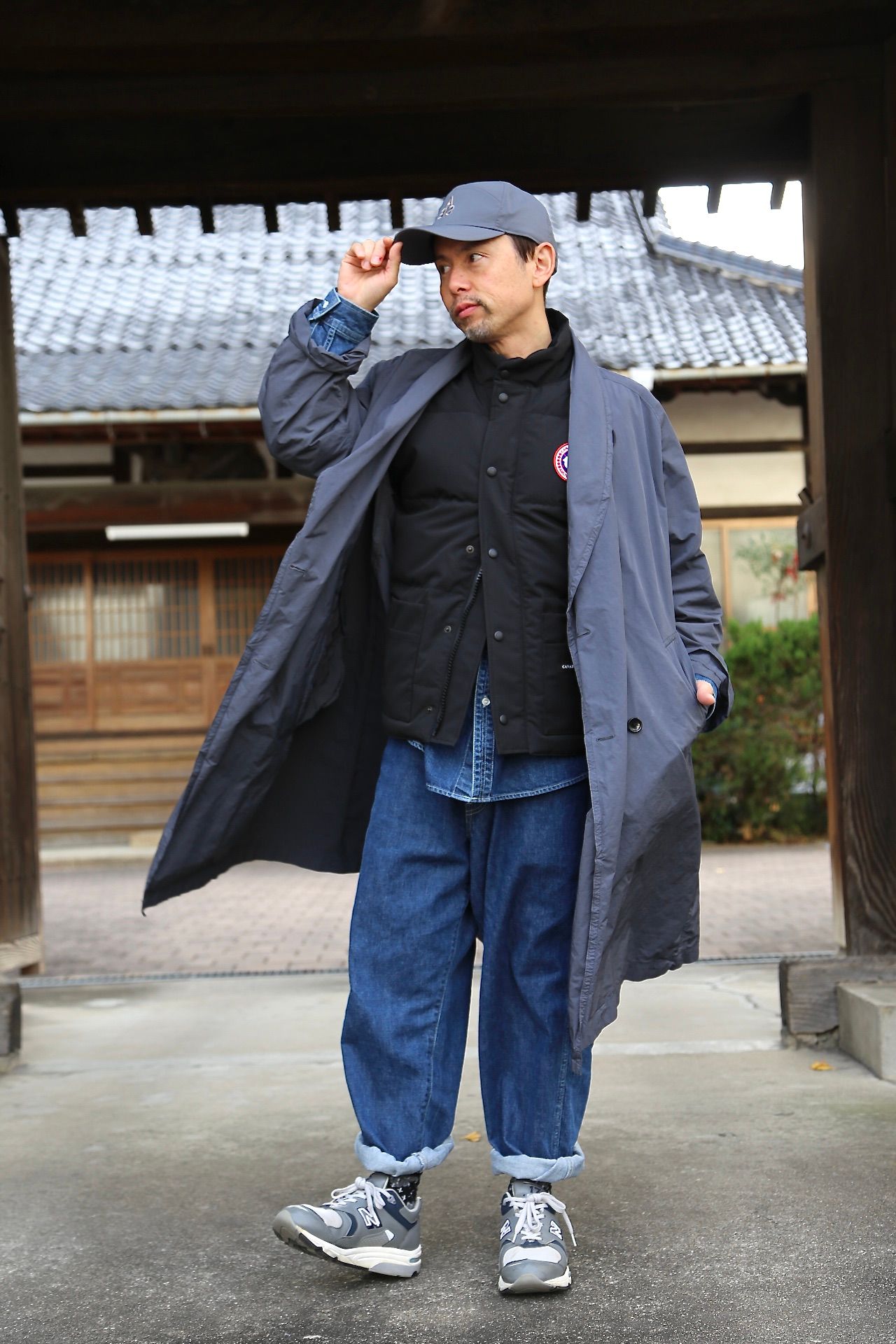 CANADA GOOSE FREE STYLE CREW VEST "BLACK"スタイル.2020.12.14.