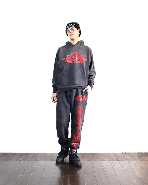 ©SAINT M×××××× ANGEL HOODIEスタイル