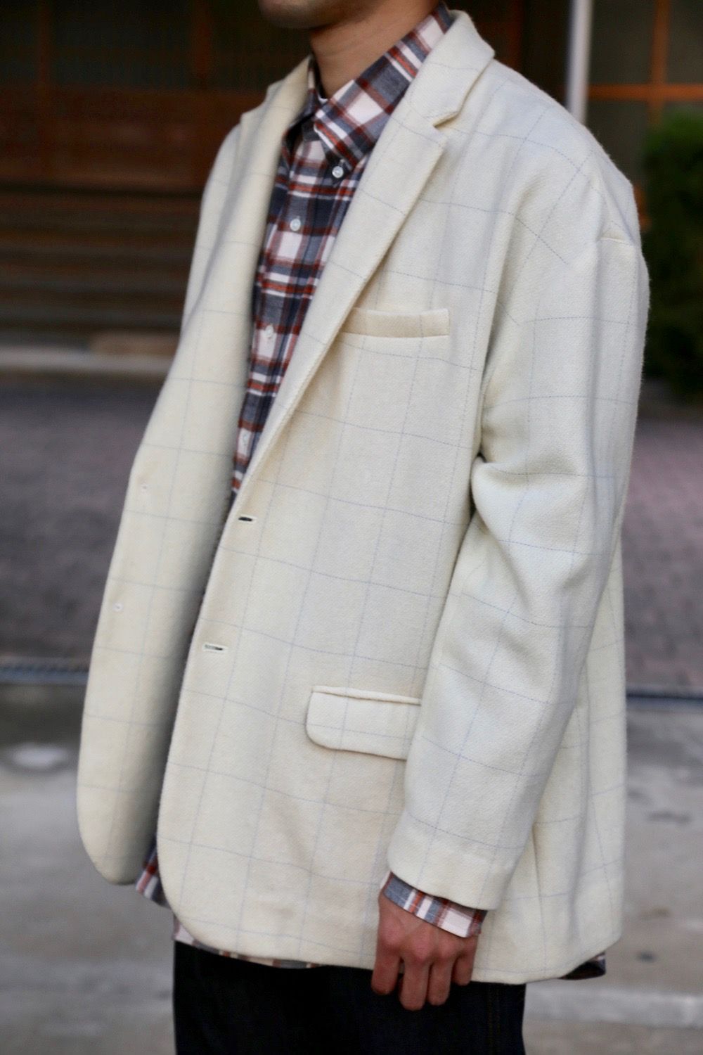 Dulcamara 2020AW リフレクターツイードセットアップ"off White"Style.2020.11.9.