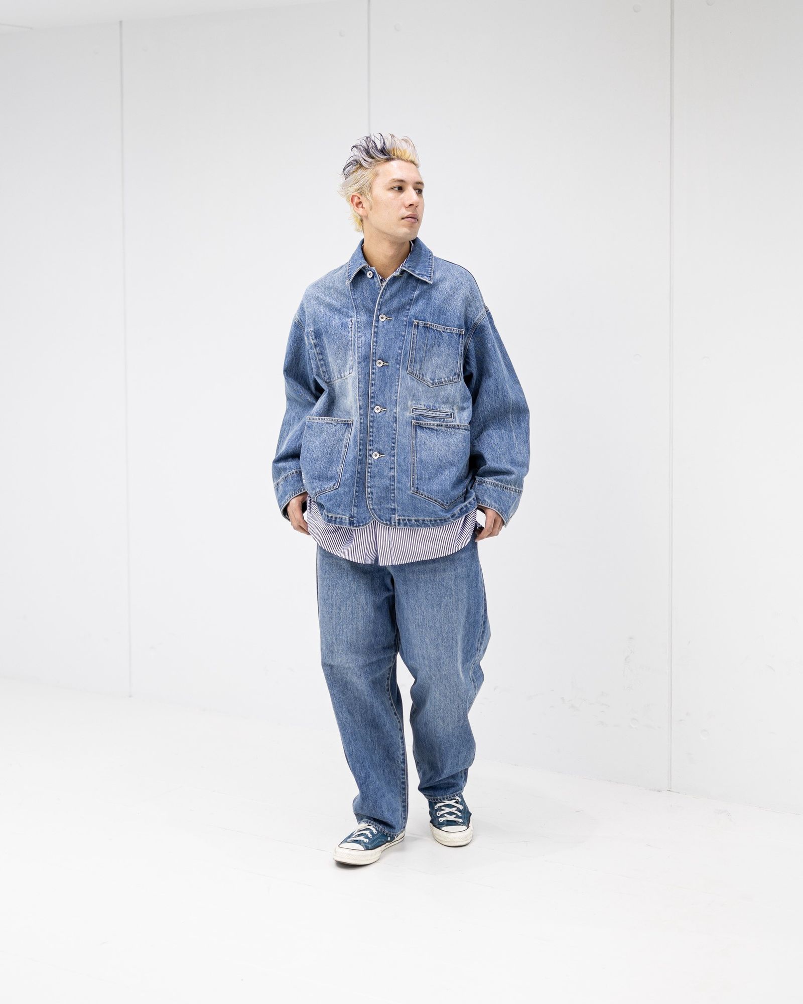フレッシュサービス CORPORATE DENIM ENGINEER JACKET (FSC261-30211FB)LIGHT WASH☆12月20日(土)発売！