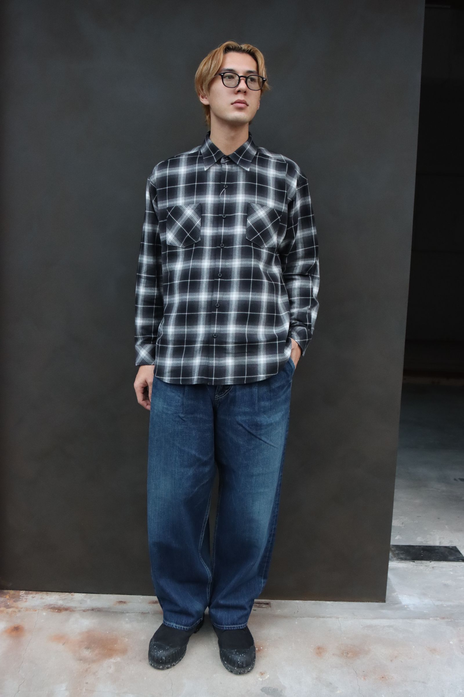 Rafu - RAFUラフ24SS スタンダードシャツ STANDARD SHIRT(RAFU001)BLACK | mark