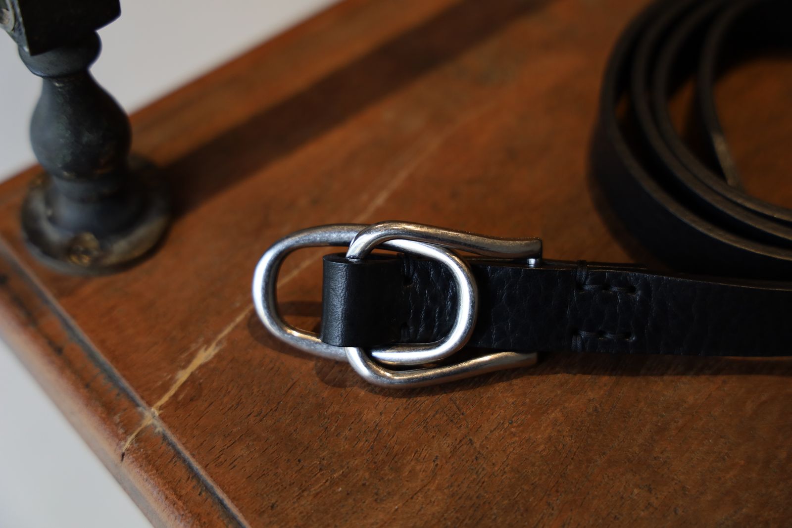 YOKE - ヨーク25SS W RING LEATHER BELT(YK25SS0984A)BLACK☆12
