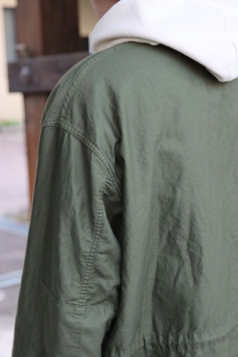 Graphpaper Cotton Linen Moleskin Military Jacket(GU221-30094) style.2022.2.18