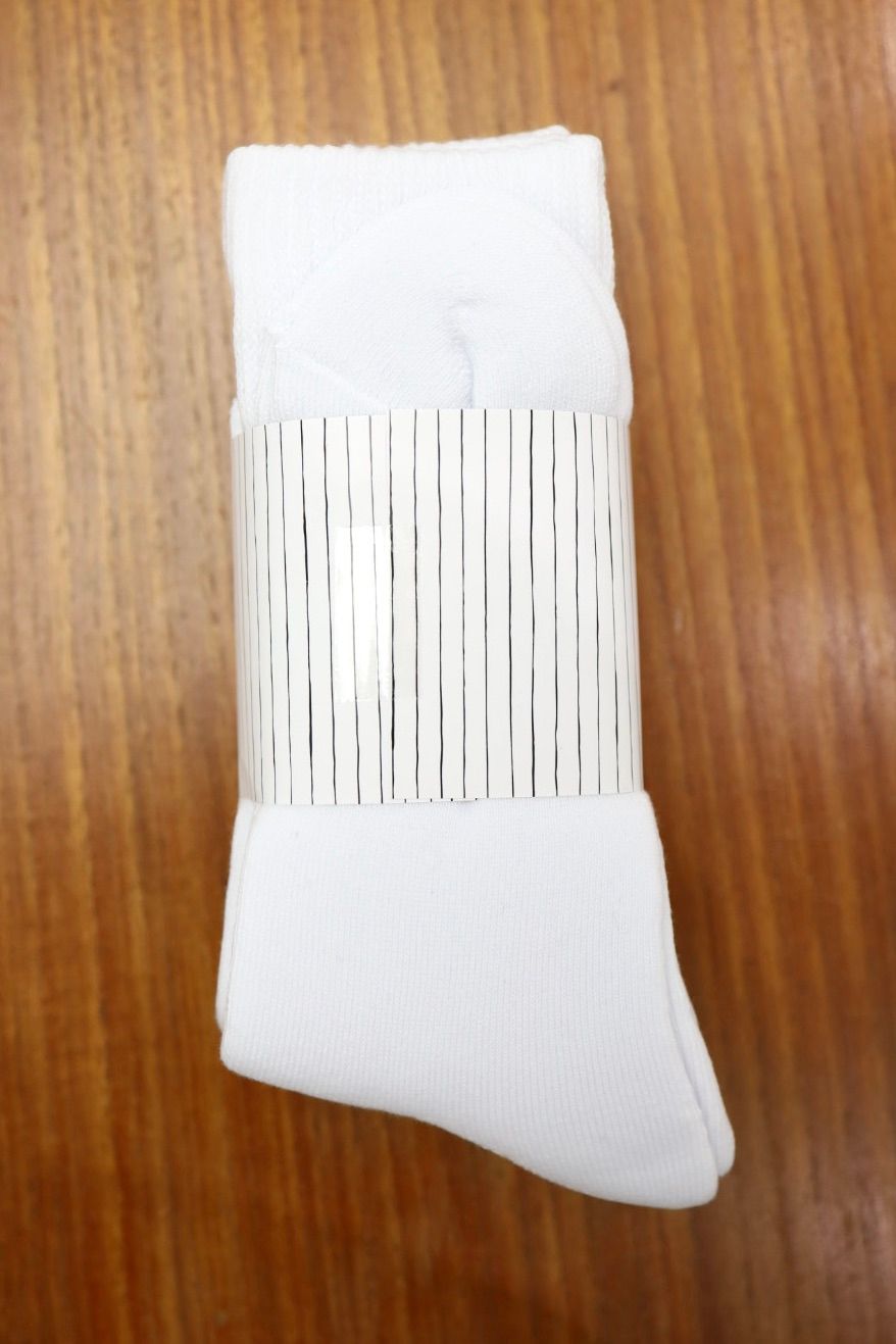 S.F.C 26SS エスエフシー 3P BASIC SOCKS(SFCSS26AC06)White☆3月20日(金)発売！