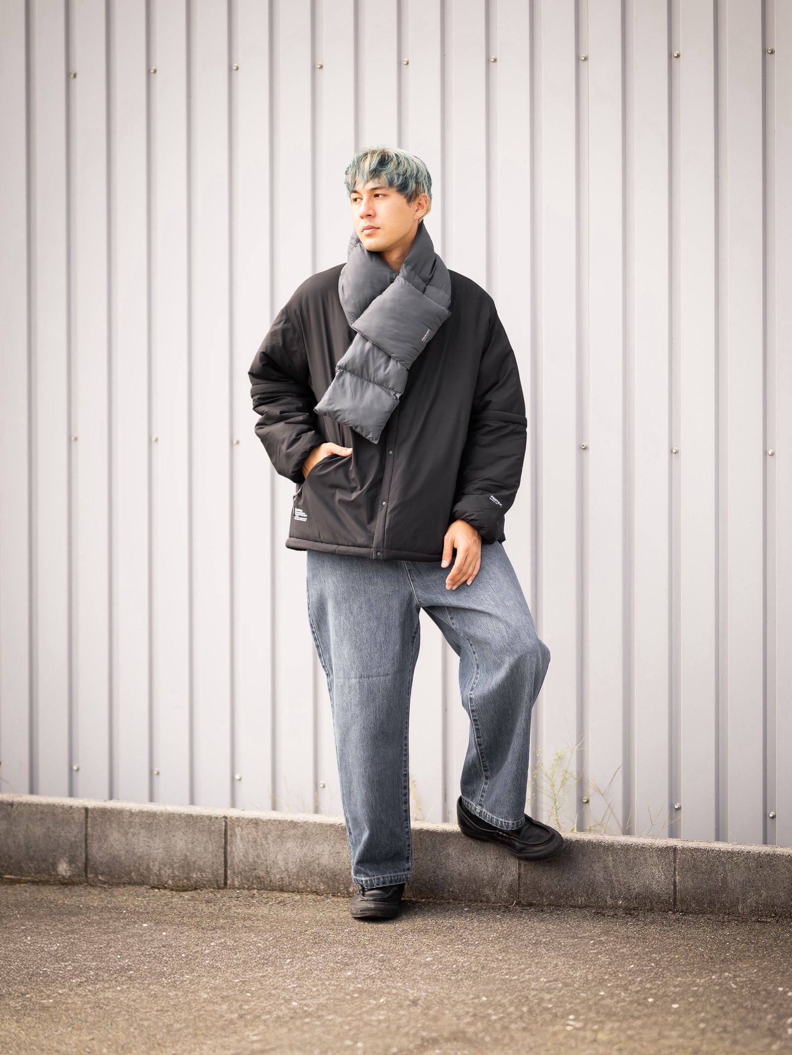 FreshService PERTEX® QUANTUM AIR MINI RIPSTOP SNAP JACKET MARKスタイル