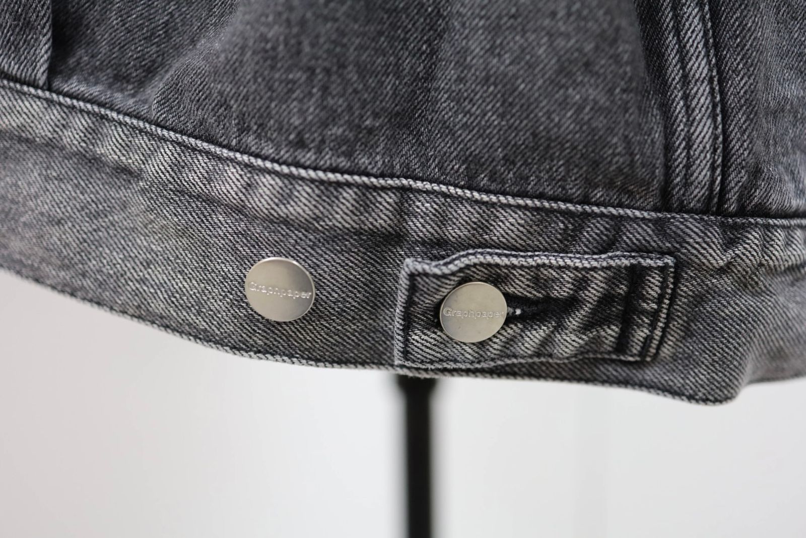 グラフペーパー Selvage Denim Jacket(GU261-20054LB)BLACK_LIGHT FADE★1月24日(土)発売！