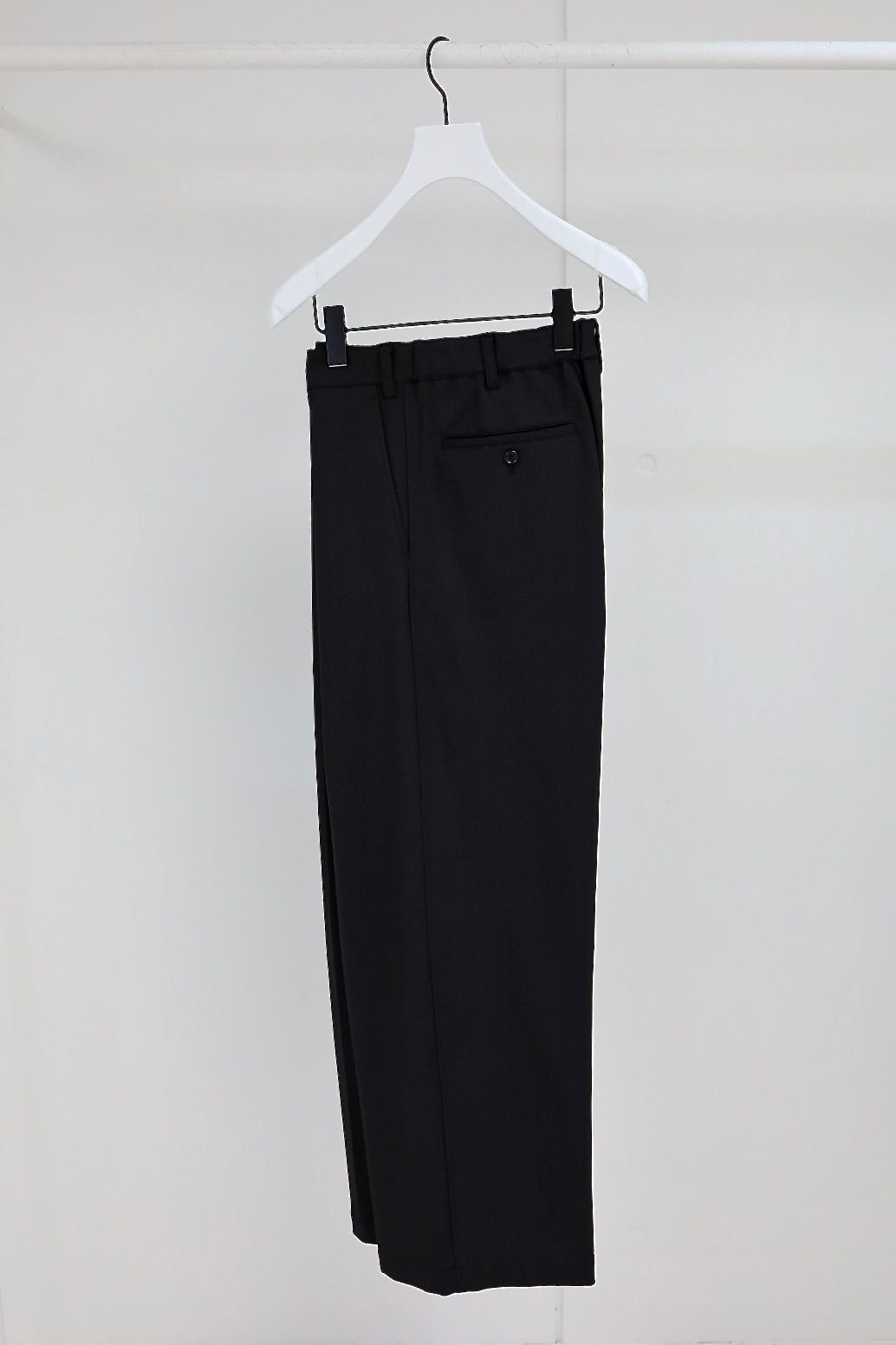 グラフペーパー 25AW SIDOGRAS Melange Ponte Wide Slacks(GM254-40052)BLACK☆11月29日(土)発売！