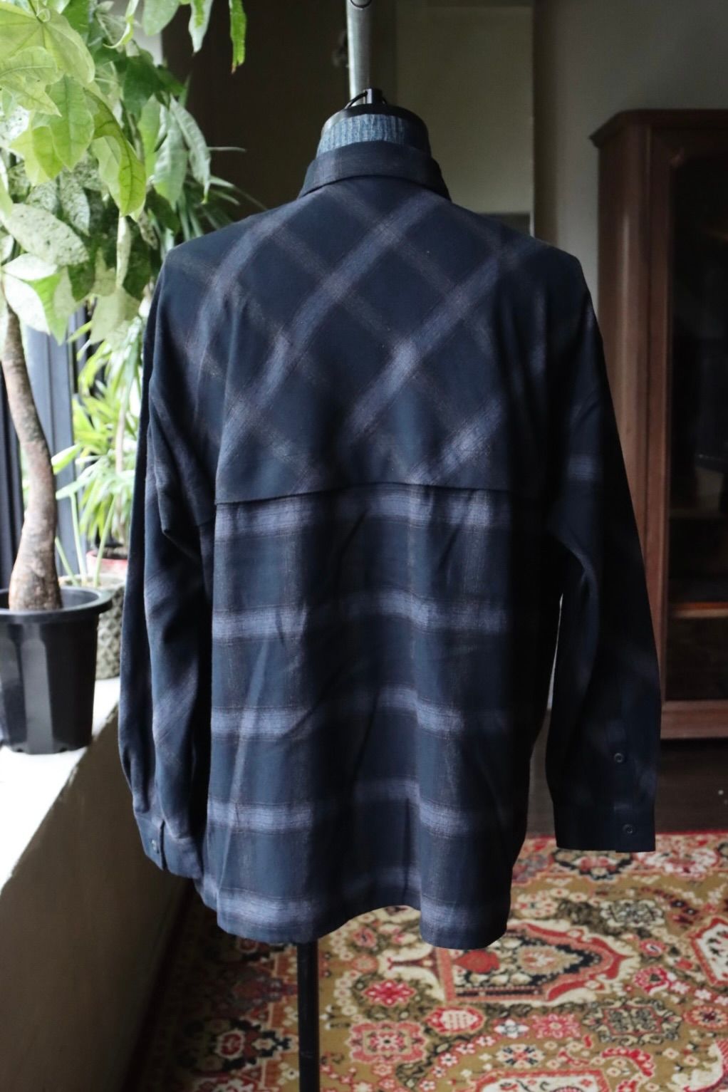 フレッシュサービス FLANNEL CHECK OVER YOKE SHIRT (FSC253-50129)DARK NAVY★10月4日(土)発売！