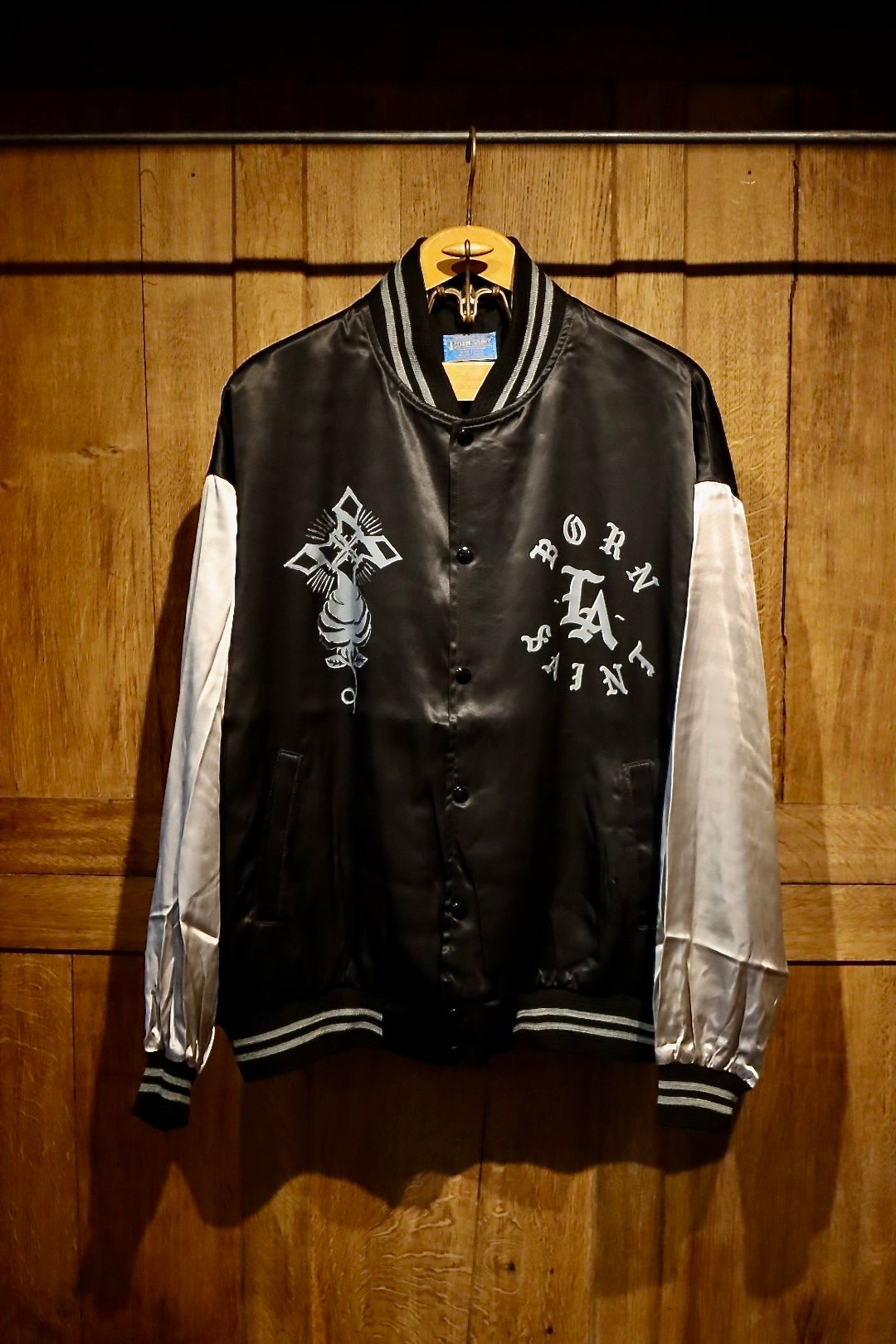 卸売 24ss SAINT M×××××× BR_SATIN JACKET サイズXL ジャケット ...