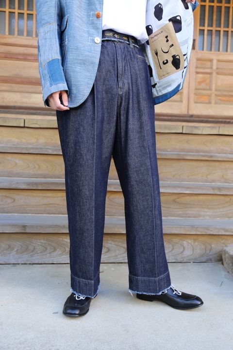 JUNYA WATANABE COMME des GARCONS MAN 綿リネンデニムジャケット(WG-J007-051) style. 2021.04.05.