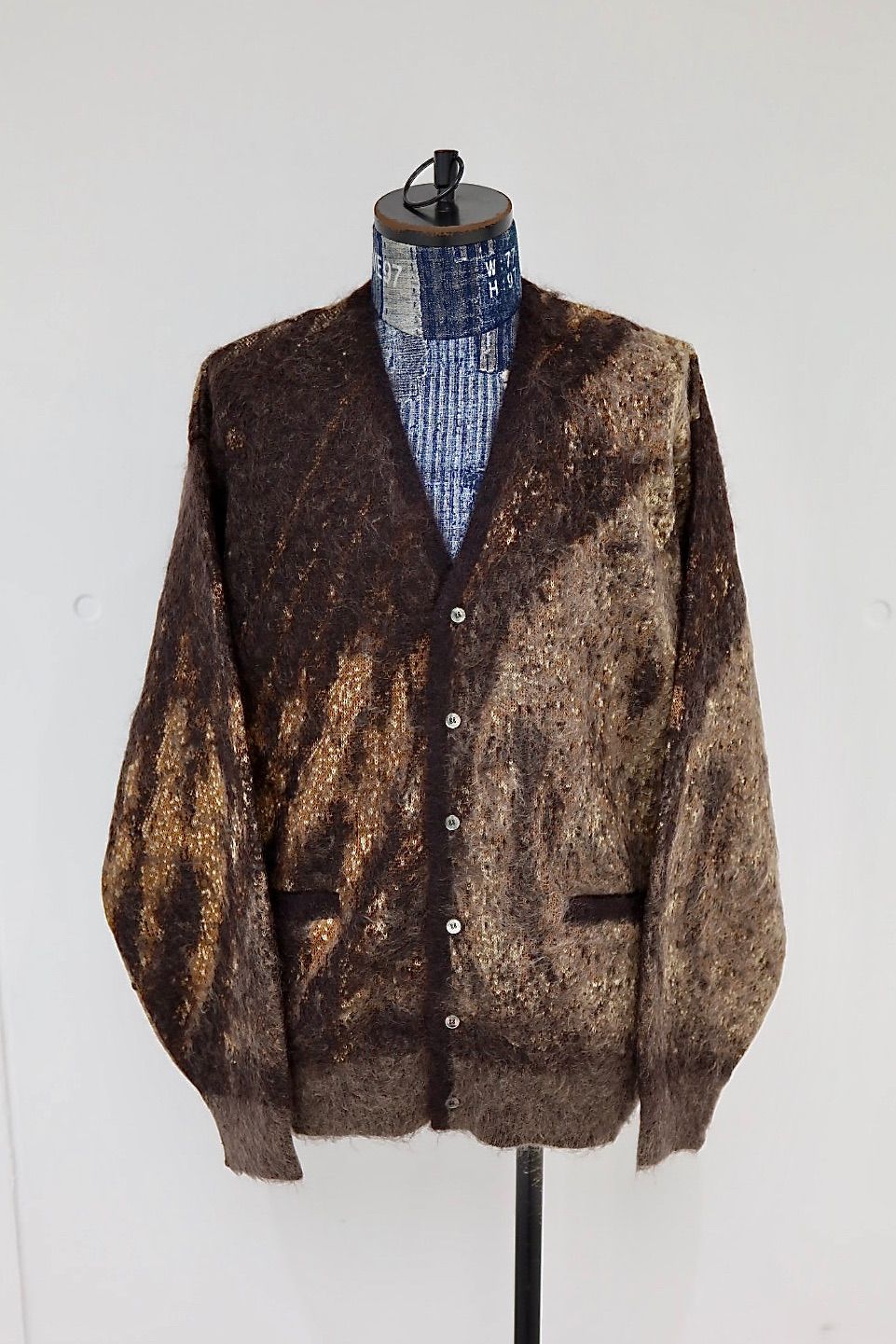 ヨーク  ニット Abstract Jaquard Mohair Cardigan(YK26SS01233S)BROWN☆11月29日(土)発売！