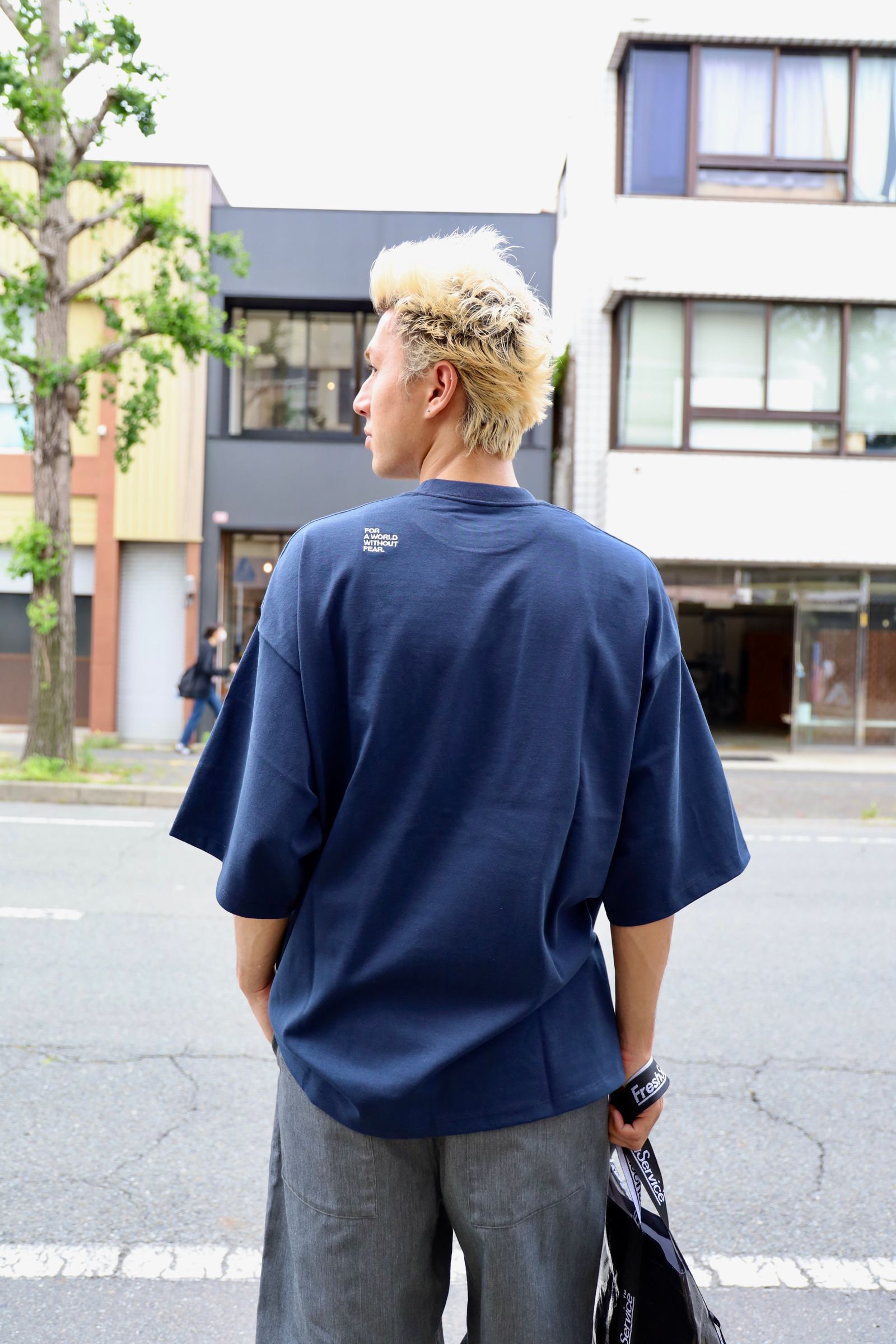 FreshService VIBTEX for FreshService S/S CREW NECK TEE (NAVY) 5月31日(土)新作発売！