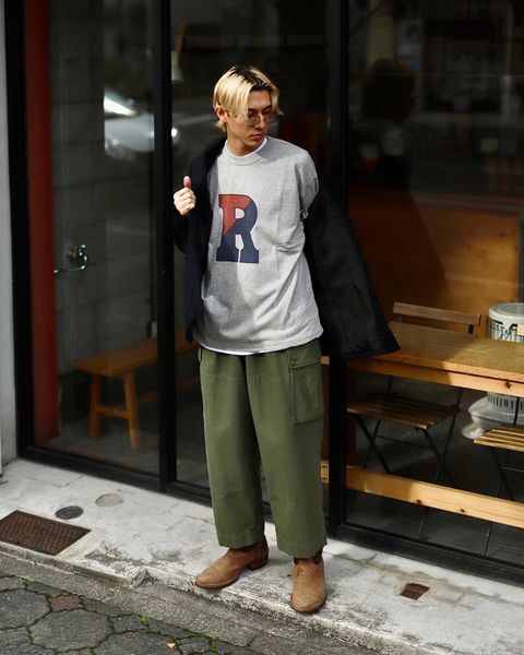 A.PRESSE 新作Double Breasted Jacketスタイル