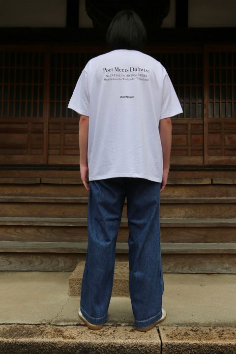 Graphpaper POET MEETS DUBWISE for Graphpaper Oversized Tee “WORDS AND SILENCE” style.2021.4.17.