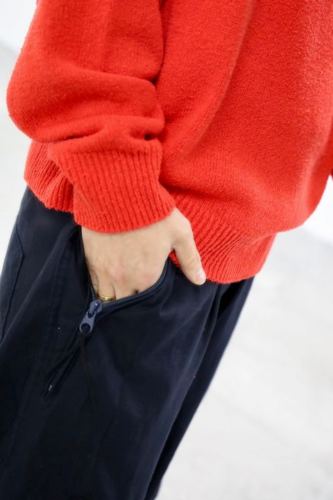 A.PRESSE 2026 STYLE1 Washed Silk Nep Polo Shirt"RED"スタイル