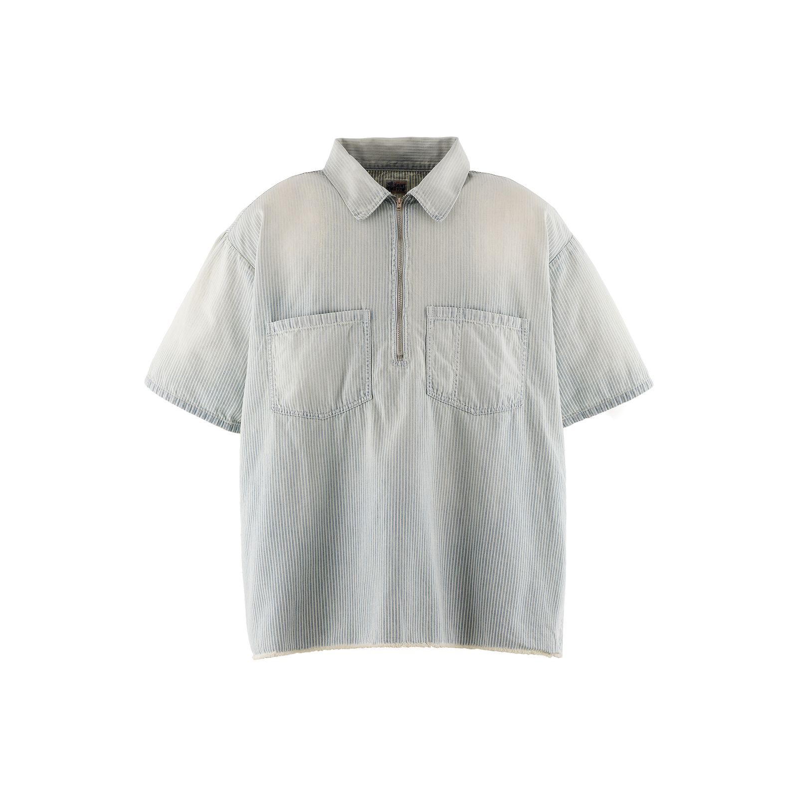 セントマイケル 26SS SS HICKORY SHIRT/STRIPE(SM-MK8-0000-040)WHITE☆3月20日(金)発売！