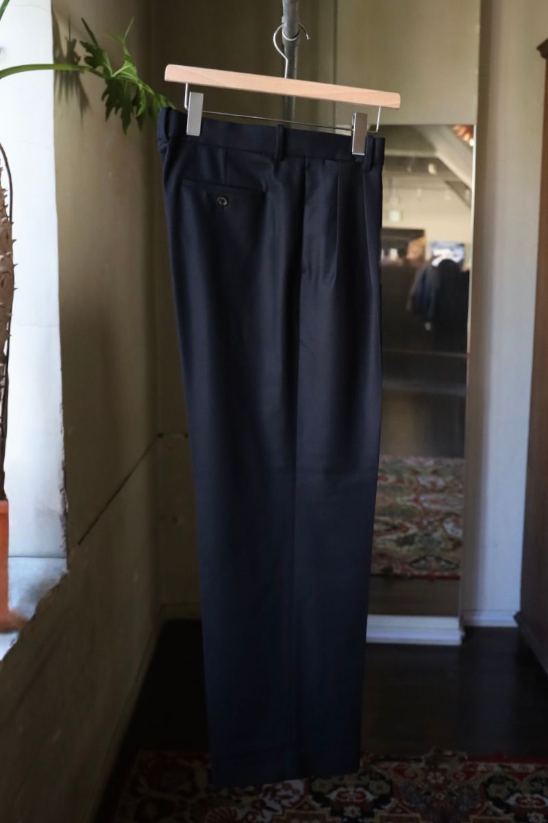 マーカウェア 26AW DOUBLE PLEATED TROUSERS(A26C18PT01C)BLACK☆新作発売！