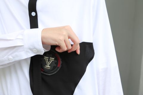 Yohji Yamamoto W-切り替えBシャツスタイル.2020.7.25.
