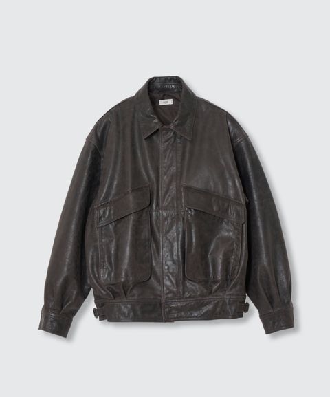 YOKE 26FW Leather Flight Jacket(YK26FW01304B)Dark Brown★9月5日(土)発売！