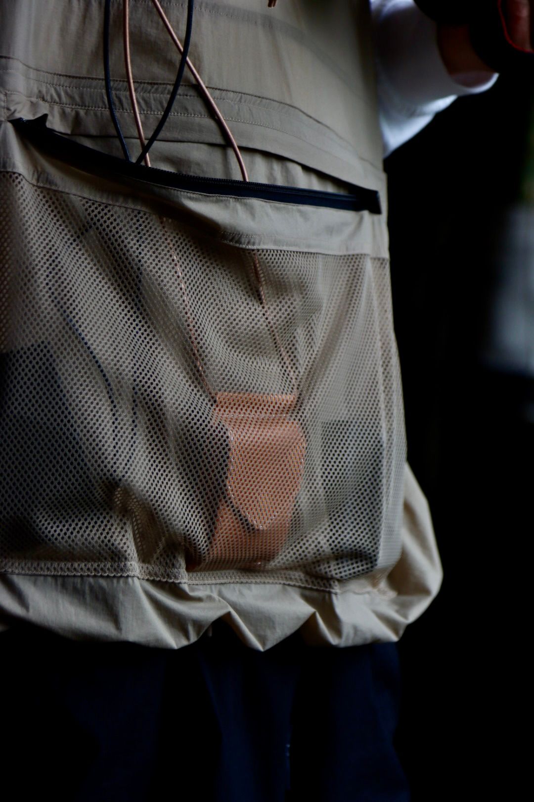 S.F.C HALF ZIP NYLON SHIRTスタイル
