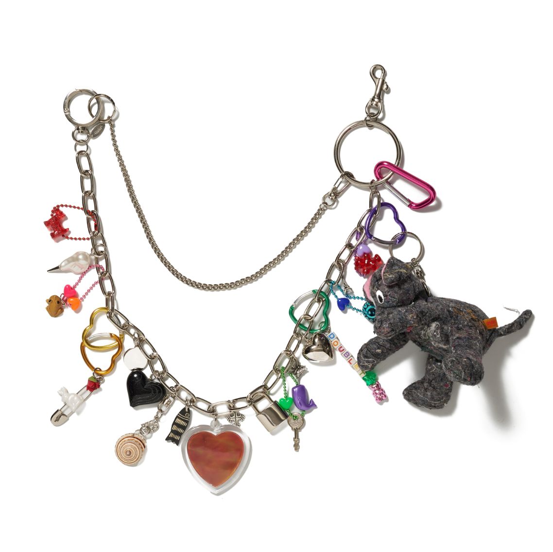 ダブレット25AW KEY CHAIN WITH DOG DOLL(25AW91AC36) MULTI