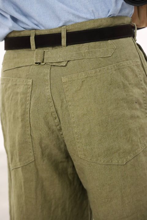 MARKAWARE 26SS U.S.ARMY PANTS"KHAKI BEIGE"スタイル