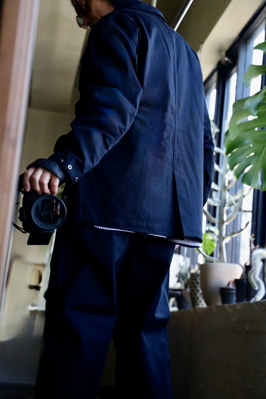 フレッシュサービス CORPORATE CHINO JACKET(FSC251-20082B)NAVY