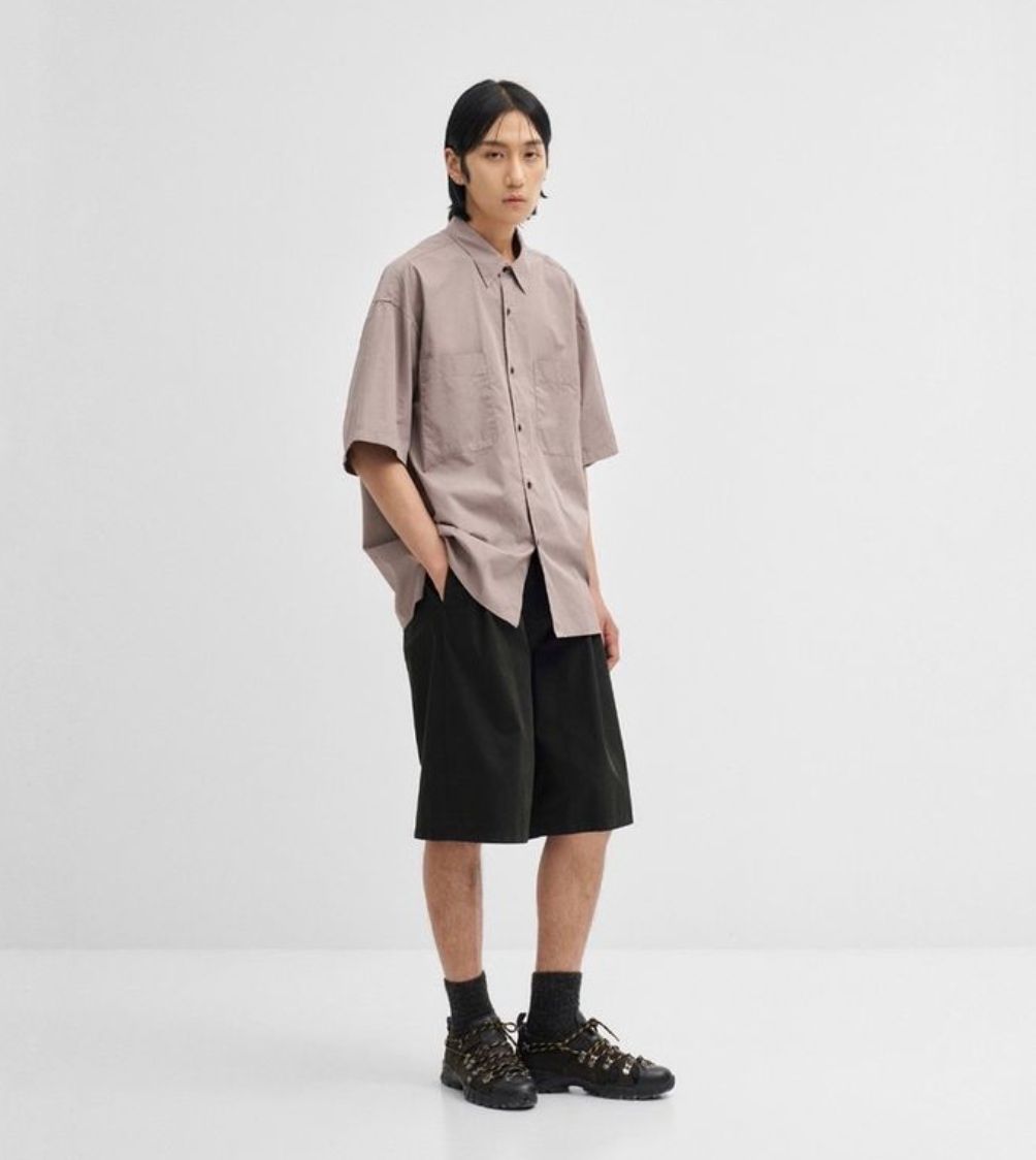 ANOTHER OFFICEアナザーオフィス WRITER SHIRT(AOESSH005)Taupe