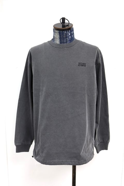 セダンオールパーパス 26SS Pigment Dyed L/S Tee(SD26S-CT04)Coal☆2月21日(土)発売！