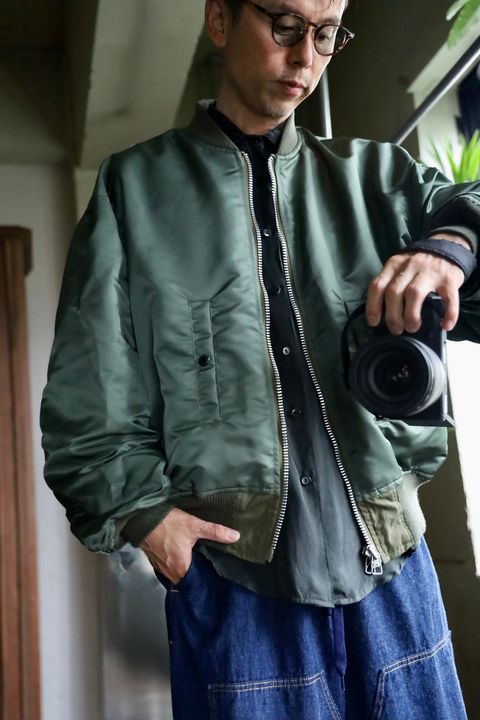 eYe JUNYA WATANABE MAN x Needles WネームMA-1ジャケットスタイル2025.8.22.