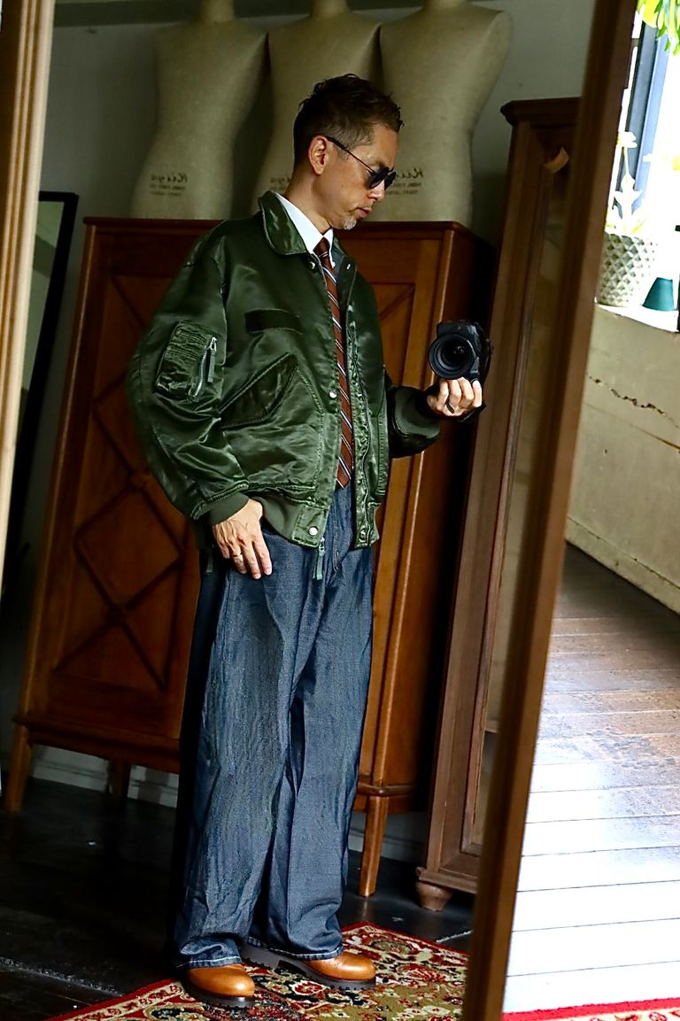 170cm/58kg 着用サイズS.