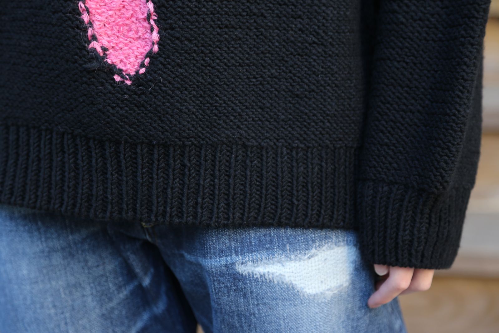 doublet 2020FW doublet HAND-KNITTING JACQUARD PULLOVER "BLACK"Style.2020.11.15.