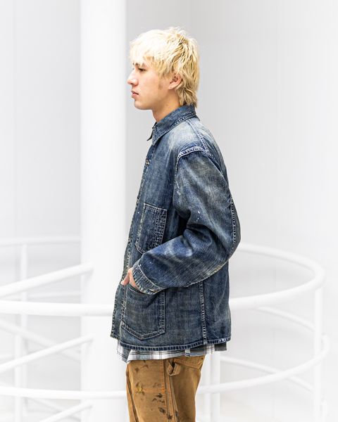 BOWWOW HERITAGE DENIM CHORE COAT AGED 新作発売！