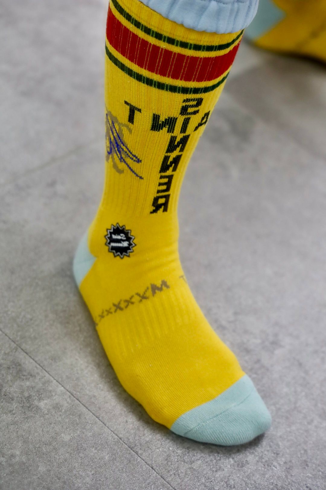 セントマイケル 26SS SW SOCKS/SAINT SW(SM-MK8-0000-C15)YELLOW