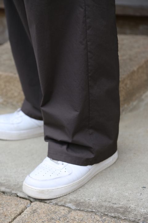 Graphpaper Selvage Wool S/S Oversized Box Shirt(GM212-50260) style.2021.6.20.