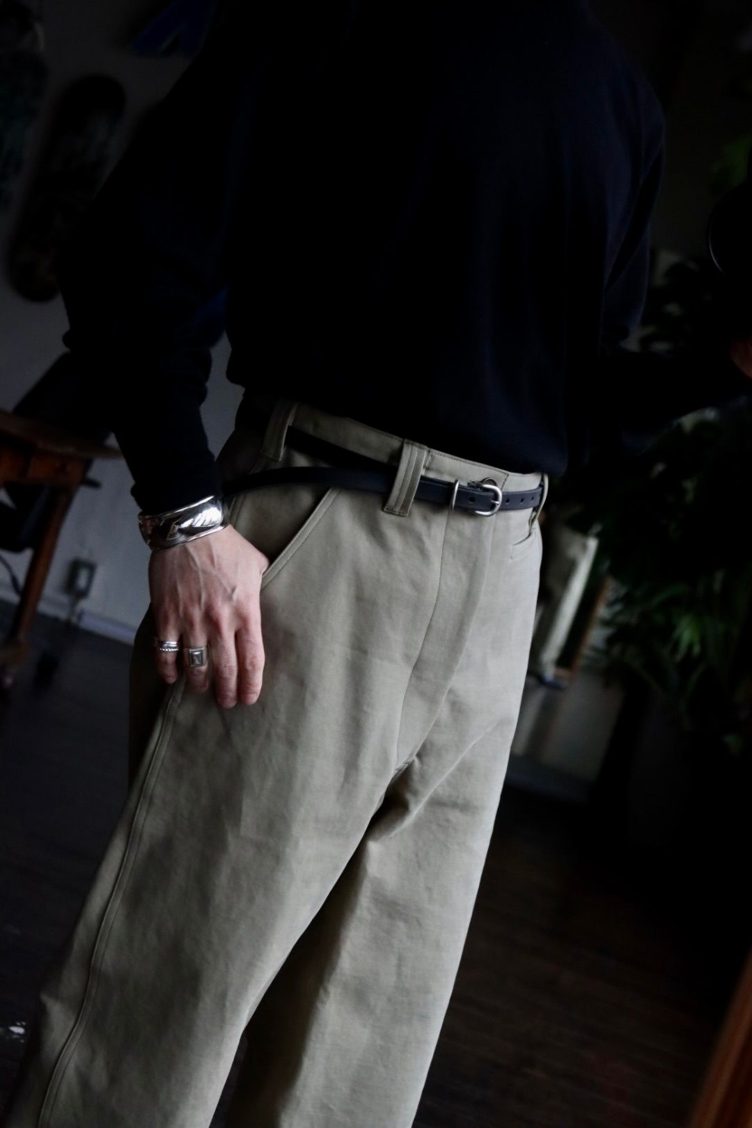 A.PRESSE アプレッセ23SS Motorcycle Trousersスタイル