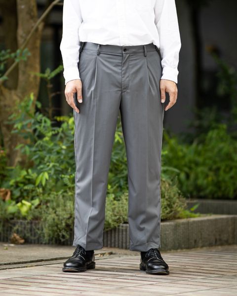 グラフペーパー 26AW Wooly Cotton Twill Wide Tapered Slacks(GM263-40047B)C.GRAY☆8月1日(土)発売！