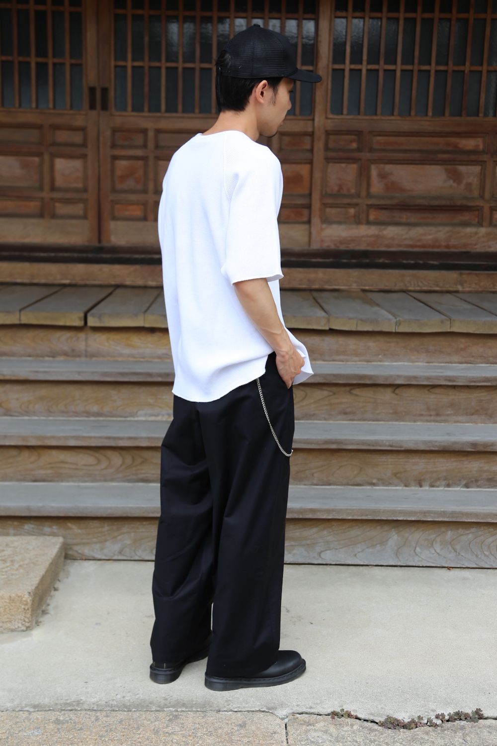 ウエスト106cmYOHJI YAMAMOTO HOMME B.S BLACK DENIM