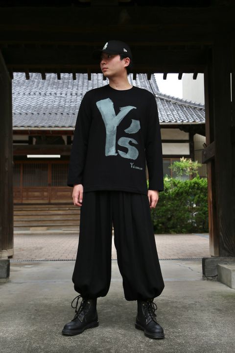 Y's BANG ON! デカロゴ Tシャツ 長袖(YA-T33-052) style.2021.6.5.