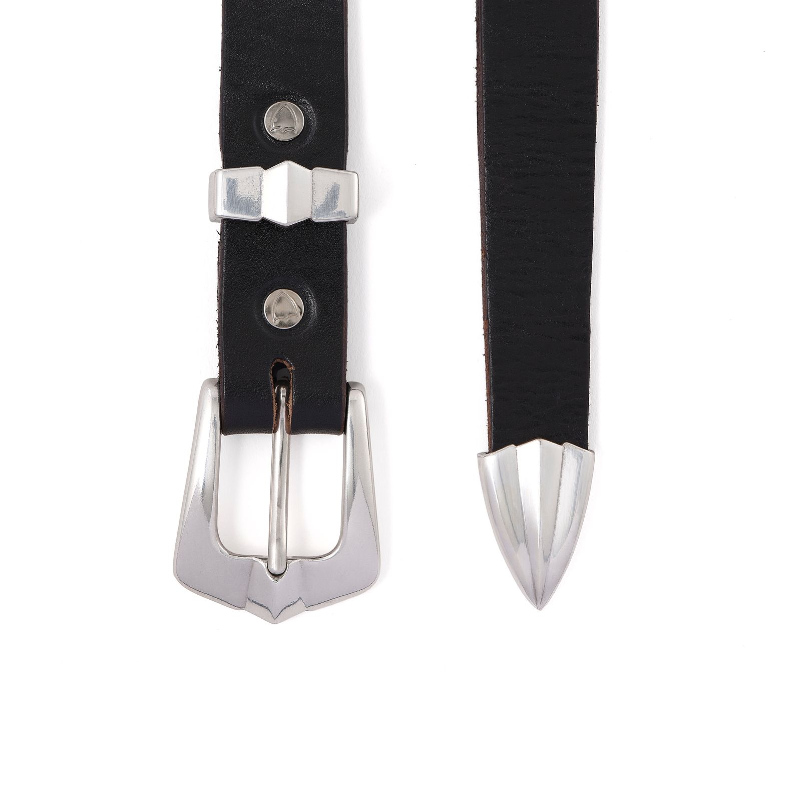 セントマイケル 26SS BLACK STONE HTC_BELT NARROW(SM-MK8-0000-C64)BLACK☆5月16日(土)発売！