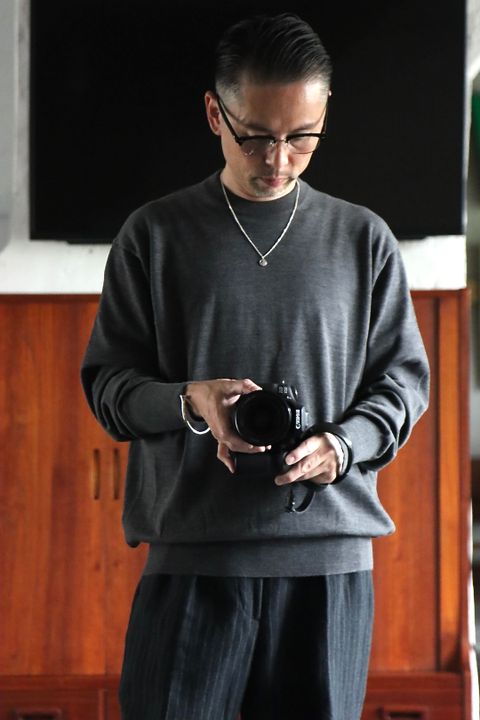 A.PRESSE 22FW L/S Knit T-Shirt スタイル.2022.8.17.