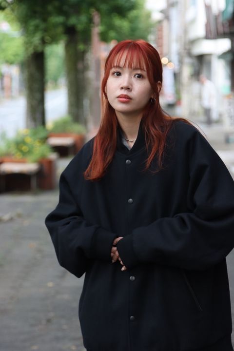 ATON 22FW 新作LETTERMAN JACKET style.2022.9.29