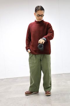 A.PRESSE 2026 STYLE1 USAF Hemmed Bottoms"OLIVE"スタイル